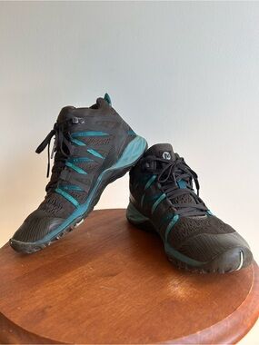 Merrell Women’s Black & Teal Trail Hiking Boots